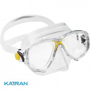 Маски для подводного плавания Cressi Sub Marea, прозрачно-жёлтая