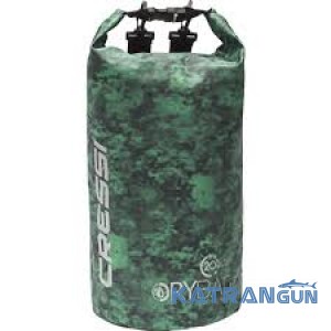 Гермомешок для подводной охоты Cressi Sub Dry Bag Green Hunter 20 л