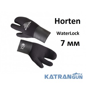 Рукавицы трехпалые для холодной воды Scorpena H Horten WaterLock 7 мм