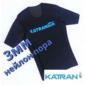Футболка для подводной охоты KatranGun 3 мм; нейлон/открытая пора