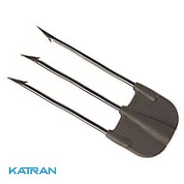 Розжарений тризуб для гарпуна Salvimar Jet Black, гальванізований