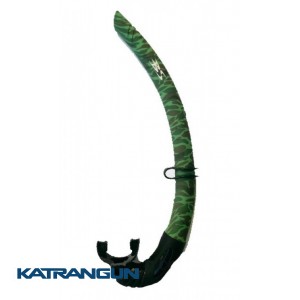 Трубка підводного полювання BS Diver Flexa безклапанна м'яка камуфляж