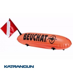 Двойной буй для дайвинга Beuchat Long Double Bag Buoy