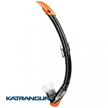 Підводна трубка AquaLung Zephyr; чорно-помаранчева