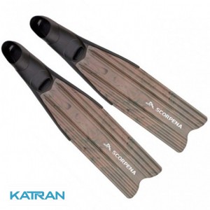 Ласты с закрытой пяткой Scorpena A Camo Brown