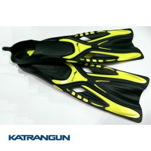 Ласты для снорка BS Diver GlideFin; закрытая пятка; жёлтые