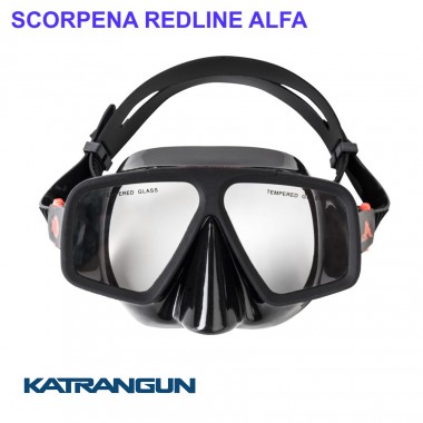 Маска для підводного полювання для початківців Scorpena REDLINE ALFA