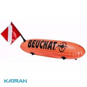 Подвійний буй для дайвінгу Beuchat Long Double Bag Buoy