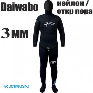 Гідрокостюм для фрідайвінгу XT Diving Pro Daiwabo 3 мм; нейлон / відкрита пора