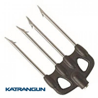 Четырёхзубый наконечник для подводного ружья Salvimar, утяжелённый, нержавеющий