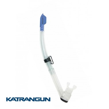 Трубка для плавання з клапаном Beuchat Activa Dry Flex Purge 2 синя