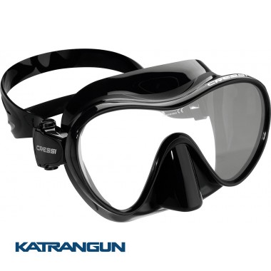 Маска для подводного плавания Cressi Sub F1; черная