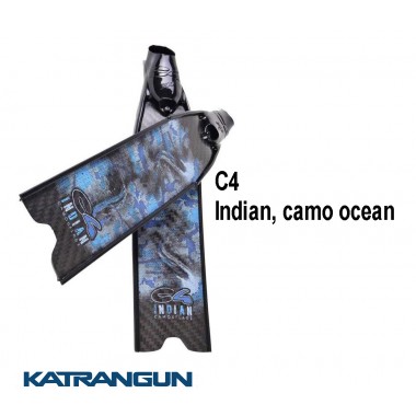 Карбоновые ласты С4 Indian camo ocean SF