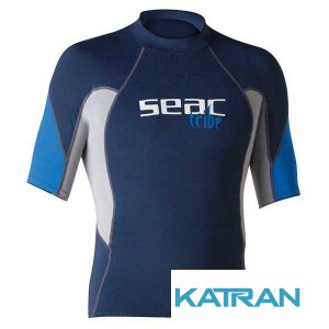 Лайкровая футболка для снорклинга Seac Sub Raa Short Evo