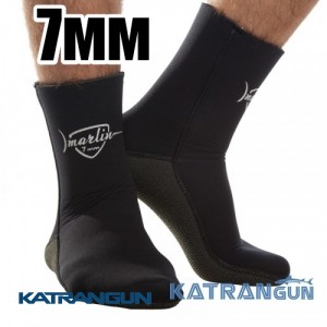 Носки подводной охоты Marlin Kevlar, 7 мм