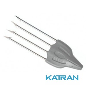 Четирёхзубий тризуб для підводної рушниці Salvimar Speed4 Mustad