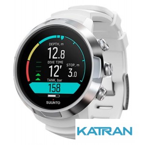 Декомпрессиметр для фридайвинга Suunto D5; белый