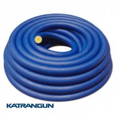 Латексна тяга BS Diver 16 мм; прозорий натуральний латекс в синій панчосі