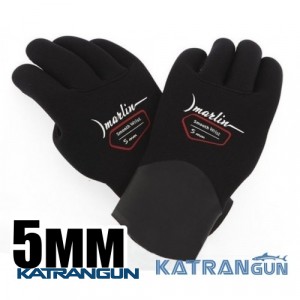 Перчатки подводной охоты Marlin Smooth Wrist 5 мм