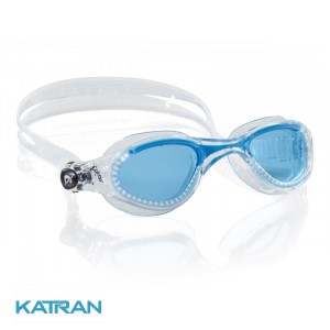 Очки для тренировок Cressi Sub Flash прозрачно-синие; лазурное стекло