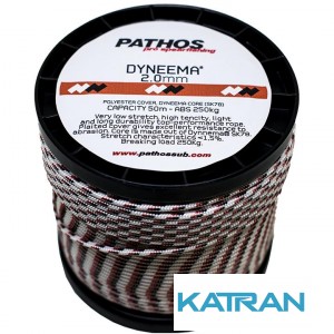 Линь светящийся Pathos Dyneema Cord Fluo 2 мм