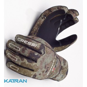 Перчатки подводной охоты CressiSub Ultraspan Camo 2,5 мм