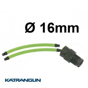 Тяга Salvimar латексна парна 16 мм; 14 см x 55-60