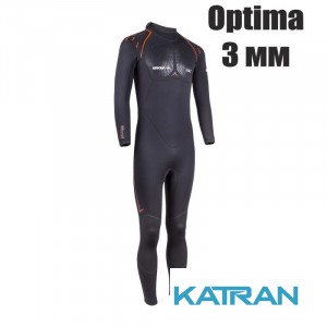 Гідрокостюм чоловічий для теплої води Beuchat Optima 3/2 мм