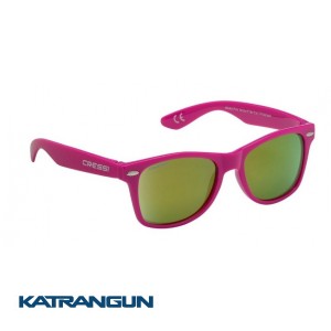 Солнцезащитные очки для детей Cressi Sub Maka; розово-желтые