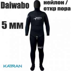Гідрокостюм підводного мисливця XT Diving Pro Daiwabo 5 мм; нейлон / відкрита пора