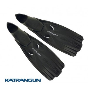 Ласти для снорклінгу Beuchat Flex-Jet; чорні