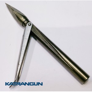 Наконечник для гарпуна зі змінною головою KatranGun; тригранний; 1 прапорець; подовжений