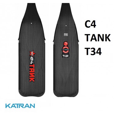 Карбонові лопаті для ласт C4 Tank T-34