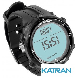 Комп'ютер для фридайвінгу Cressi Sub Drake Titanium; чорний