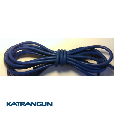 Латексна трубка Bs Diver 9 мм (внутр. Діаметр 5 мм) прозора в синій оболонці (на метраж)