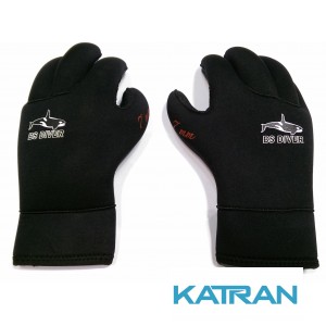 Перчатки подводная охота BS Diver Ultrablack 7 мм