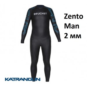 Мужской гидрокостюм для триатлона Beuchat Zento Man 2 мм