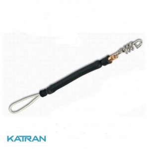 Амортизатор резиновый Bs Diver с карабином Pig Tail и вертлюгом