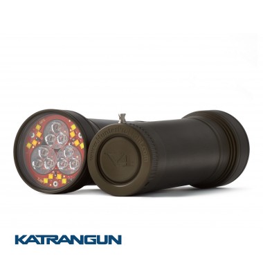 Фонарь для подводной охоты, дайвинга и видеосъемки HunterProLight-4  V4