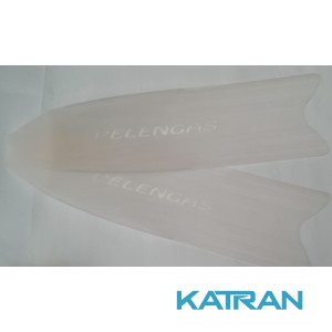 Лопасти для ласт Pelengas White, средняя жесткость, пластиковые