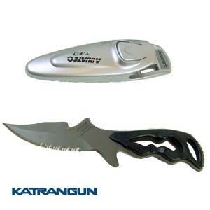 Подводный титановый нож Aquatec T-rex