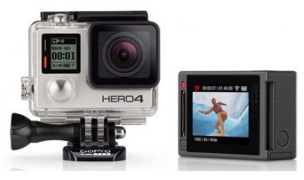 Экшн-камера GoPro Hero 4 Silver Edition (со встроенным сенсорным дисплеем)